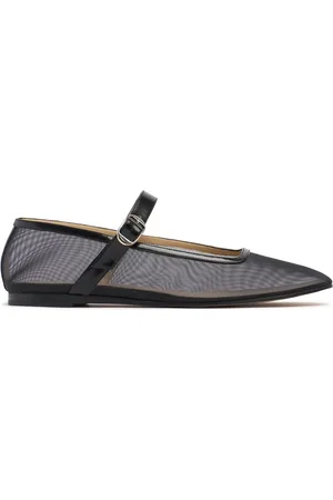 Le Monde Beryl Ballerine Mary Jane In Mesh 10mm