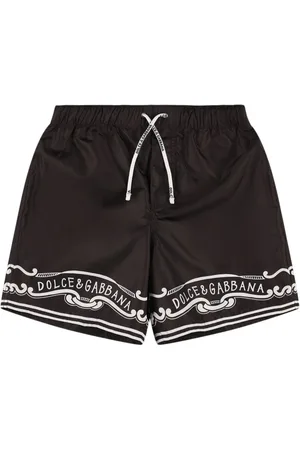Dolce & Gabbana Shorts Mare In Poly Stampato