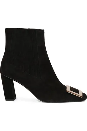 Roger Vivier Stivaletti Belle Vivier In Camoscio 75mm