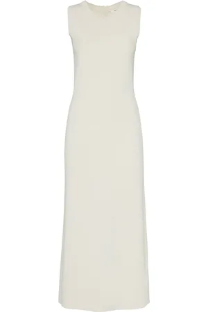 Max Mara Vestito Midi Visiera In Crepe