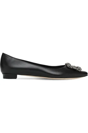 Manolo Blahnik Scarpe Basse Hangisi In Pelle 10mm