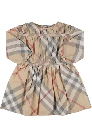 Burberry Vestito In Cotone Check