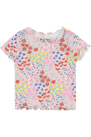 The New Society T-shirt In Jersey Di Cotone Stampato