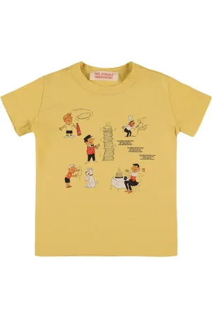 The Animals Observatory T-shirt In Jersey Di Cotone Stampato