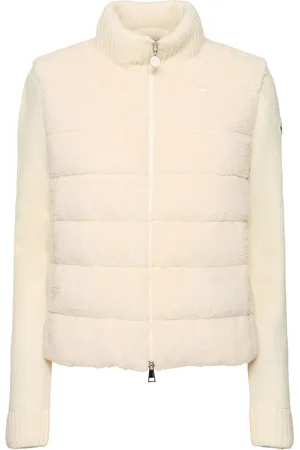 Moncler Piumino Cardigan Teddy Capsule In Lana