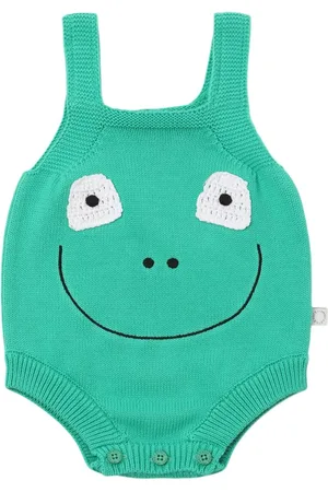 Stella McCartney Body In Maglia Di Cotone A Intarsio