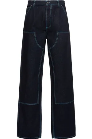 Msgm Pantaloni Double Knee
