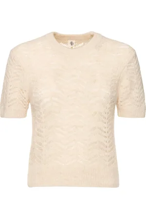 THE GARMENT Maglia Girocollo Verbier In Pointelle