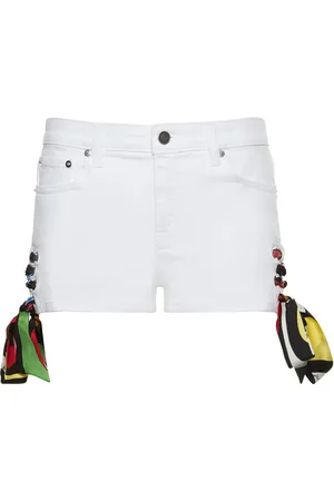Puccini Shorts In Denim Con Foulard