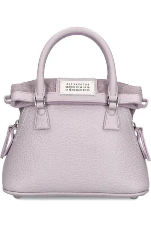 Maison Margiela Borsa Micro 5ac In Pelle Martellata