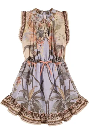ZIMMERMANN Vestito In Mussola Di Cotone Stampata