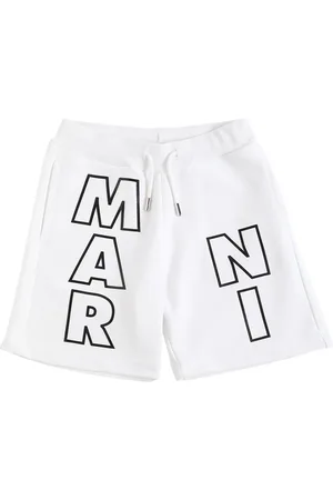 Marni Shorts In Cotone Con Logo