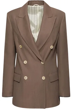 Brunello Cucinelli Blazer Doppiopetto In Twill