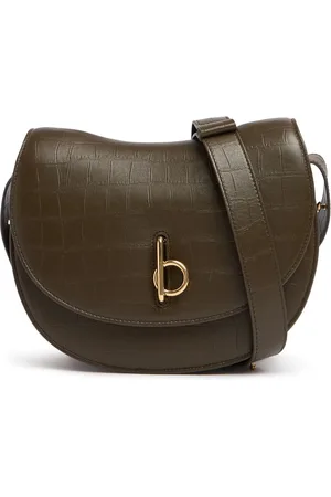 Burberry Borsa A Spalla Media Rocking Horse Goffrata