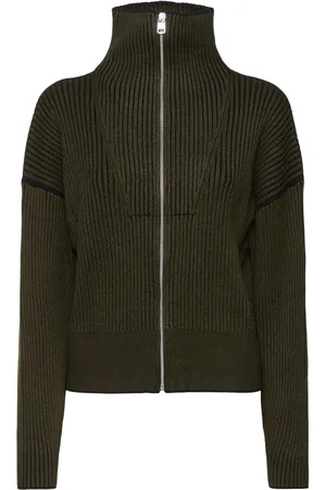 Varley Pullover Carmen In Maglia A Costine Con Zip