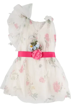 MONNALISA Vestito In Tulle Stretch