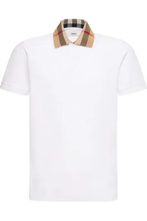 Burberry Polo Cody In Cotone Con Check