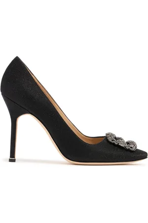 Manolo Blahnik Décolleté Hangisi Glitter 105mm