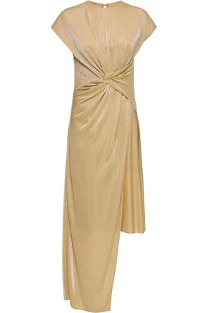 Lanvin Vestito Smanicato Con Dettaglio Arricciato