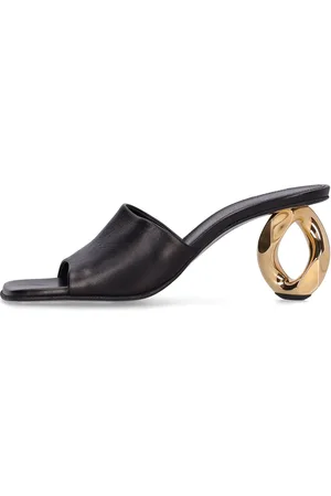 J.W.Anderson Sandali In Pelle Con Catena 75mm