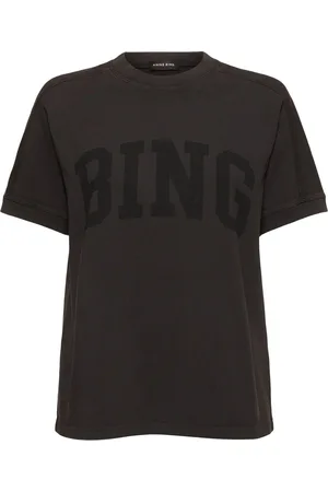 ANINE BING T-shirt Jaylin In Jersey Con Logo