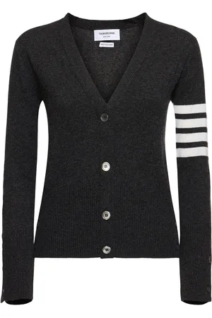 Thom Browne Cardigan In Maglia Di Cashmere