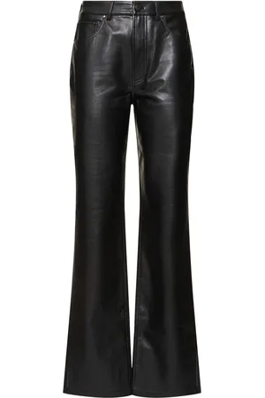 ANINE BING Pantaloni Roy In Pelle E Materiale Sintetico
