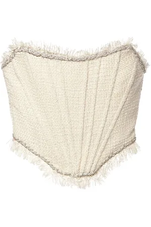 GIUSEPPE DI MORABITO Top Bustier Bouclé
