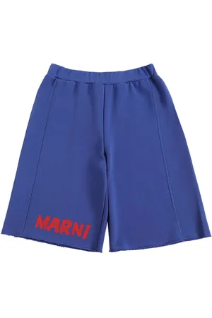 Marni Shorts In Cotone Con Logo
