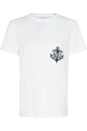 Max Mara T-shirt Acacia In Jersey Con Logo