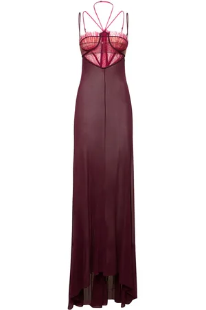 Nensi Dojaka Vestito Lvr Exclusive In Tulle E Georgette