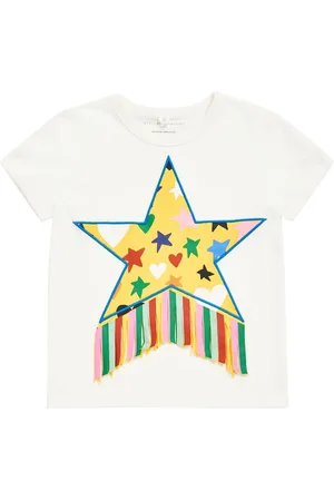 Stella McCartney T-shirt In Jersey Di Cotone Con Ricamo