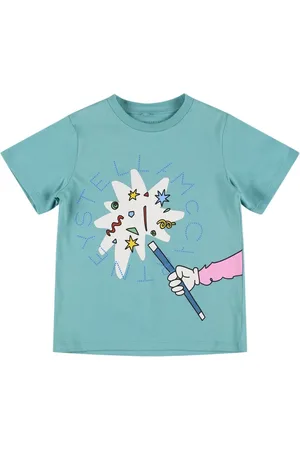 Stella McCartney T-shirt In Jersey Di Cotone Stampato