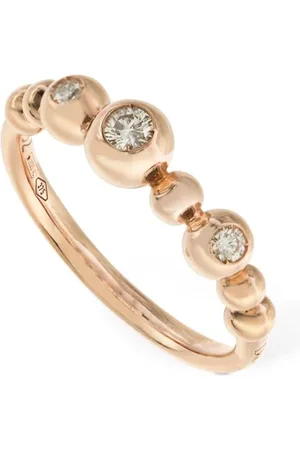 Dodo Anello Bollicine In Oro 9kt Con Diamanti
