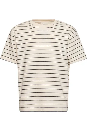 Frame T-shirt In Maglia Con Logo 3 Righe