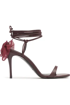 MAGDA BUTRYM Sandali Flower In Pelle 90mm