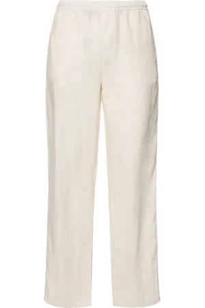 Aspesi Pantaloni Tinti In Capo In Lino Leggero