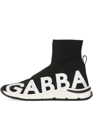 Dolce & Gabbana Sneakers In Maglia / Logo A Intarsio