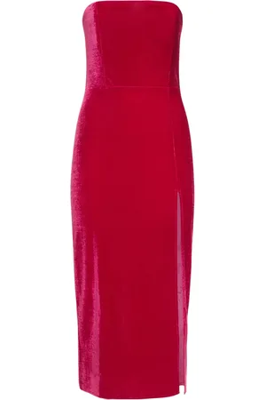 Reformation Vestito Midi Camden In Velluto