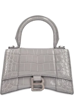 Balenciaga Borsa In Pelle Stampa Coccodrillo