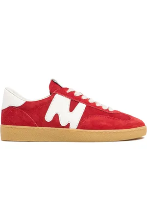 Msgm Sneakers Retro Trainer In Camoscio