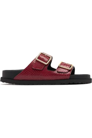 Birkenstock Sandali Arizona In Pelle Stampa Pitone