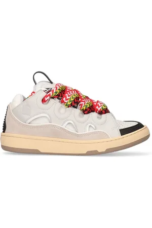 Lanvin Sneakers Curb In Pelle E Mesh 30mm