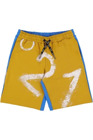 Nº21 Shorts In Cotone Bicolor Con Logo