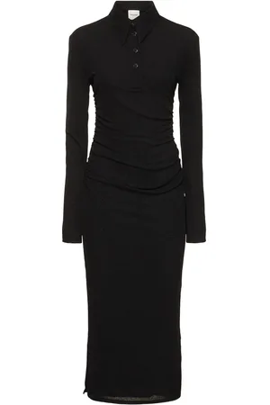 Nanushka Vestito Midi Verity In Mesh Di Jersey