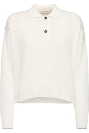 Brunello Cucinelli Polo In Maglia Di Cotone A Costine