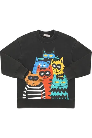Stella McCartney Felpa In Cotone Stampato