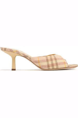 Burberry Mules Lf Mews Check 65mm