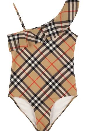Burberry Costume In Lycra Stampa Check