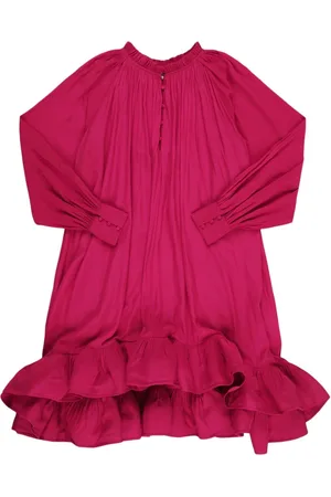 Lanvin Vestito A Maniche Lunghe Con Ruches